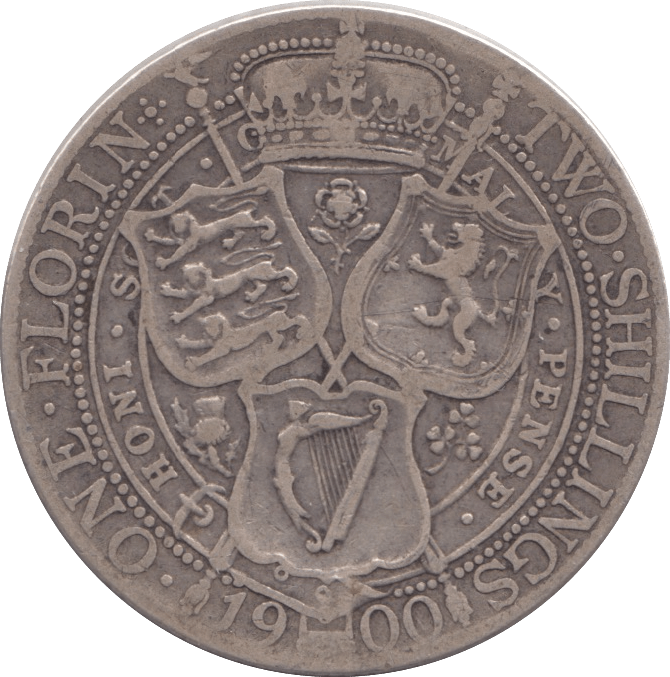 1900 FLORIN ( GF ) - FLORIN - Cambridgeshire Coins