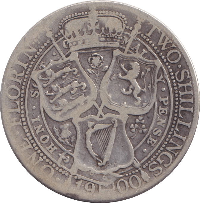 1900 FLORIN ( GF ) - FLORIN - Cambridgeshire Coins