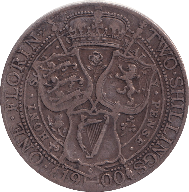 1900 FLORIN ( GF ) - FLORIN - Cambridgeshire Coins