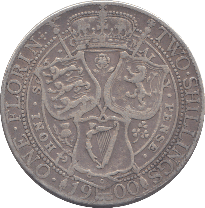 1900 FLORIN ( GF ) - FLORIN - Cambridgeshire Coins