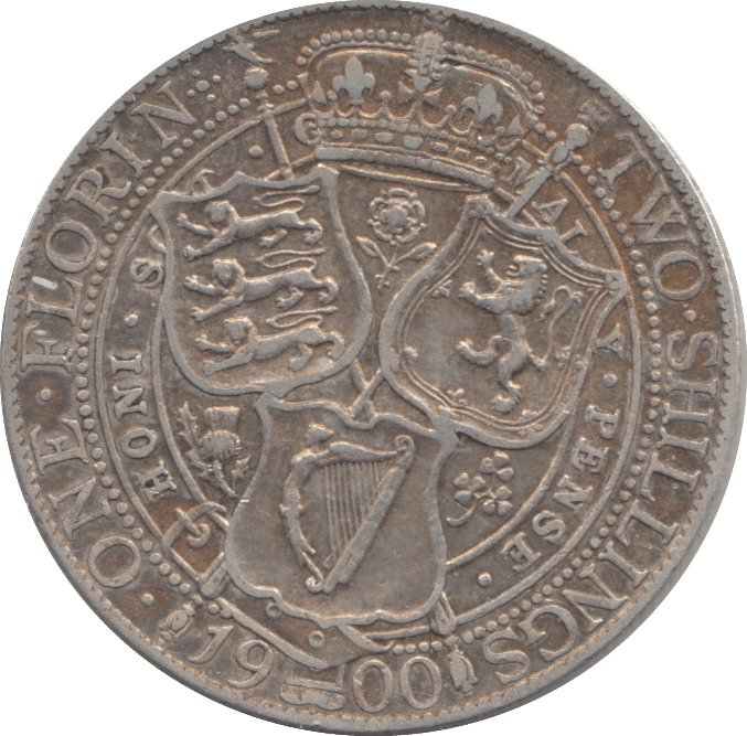 1900 FLORIN ( GVF ) - FLORIN - Cambridgeshire Coins