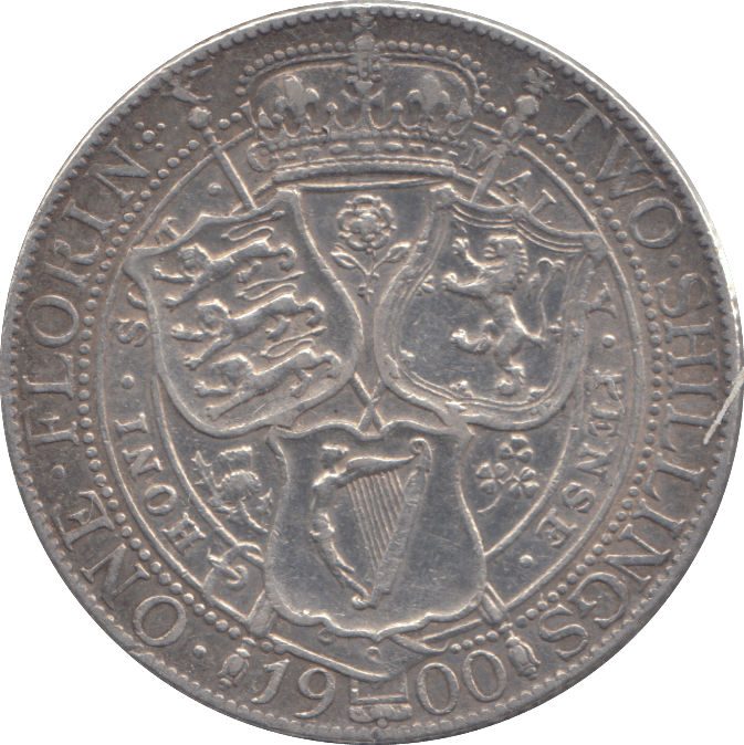 1900 FLORIN ( VF ) - FLORIN - Cambridgeshire Coins