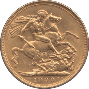 1900 GOLD SOVEREIGN ( AUNC ) - SOVEREIGN - Cambridgeshire Coins