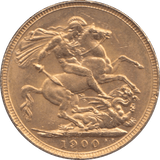 1900 GOLD SOVEREIGN ( AUNC ) - SOVEREIGN - Cambridgeshire Coins