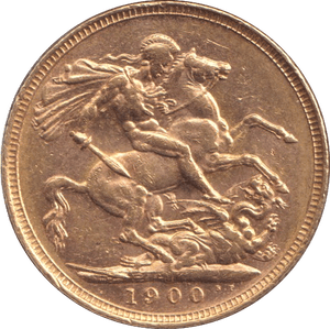 1900 GOLD SOVEREIGN ( EF ) - SOVEREIGN - Cambridgeshire Coins