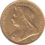 1900 GOLD SOVEREIGN ( GVF ) - SOVEREIGN - Cambridgeshire Coins