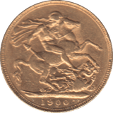 1900 GOLD SOVEREIGN ( VF ) - SOVEREIGN - Cambridgeshire Coins