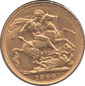 1900 GOLD SOVEREIGN ( VF ) - SOVEREIGN - Cambridgeshire Coins