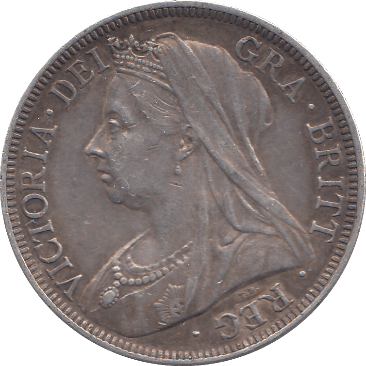 1900 HALF CROWN ( GVF ) - WORLD COINS - Cambridgeshire Coins