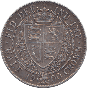 1900 HALF CROWN ( GVF ) - WORLD COINS - Cambridgeshire Coins