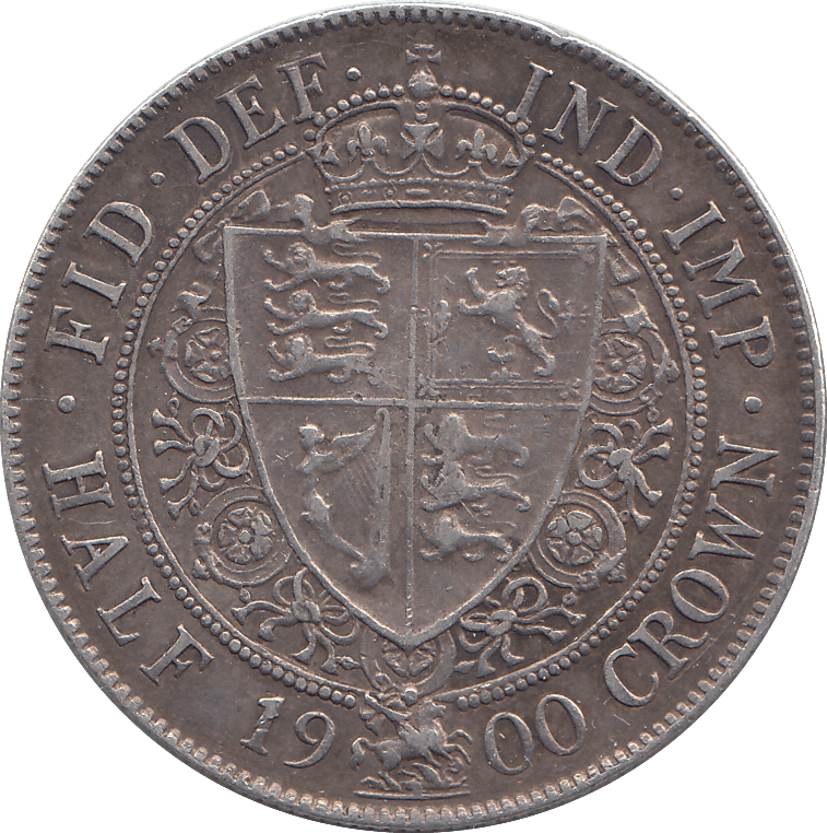 1900 HALF CROWN ( GVF ) - WORLD COINS - Cambridgeshire Coins