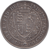 1900 HALF CROWN ( GVF ) - WORLD COINS - Cambridgeshire Coins