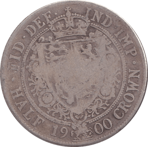 1900 HALF CROWN ( NF ) - Halfcrown - Cambridgeshire Coins