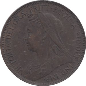 1900 HALF PENNY ( VF ) - HALFPENNY - Cambridgeshire Coins