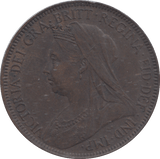 1900 HALF PENNY ( VF ) - HALFPENNY - Cambridgeshire Coins