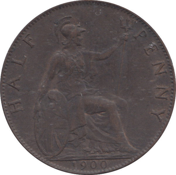 1900 HALF PENNY ( VF ) - HALFPENNY - Cambridgeshire Coins