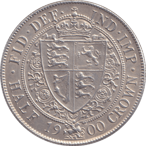 1900 HALFCROWN ( AUNC ) - HALFCROWN - Cambridgeshire Coins