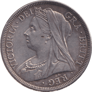 1900 HALFCROWN ( EF ) - HALFCROWN - Cambridgeshire Coins