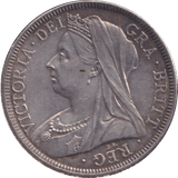 1900 HALFCROWN ( EF ) - HALFCROWN - Cambridgeshire Coins