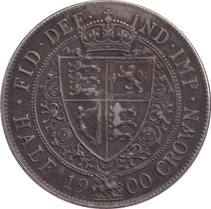 1900 HALFCROWN ( EF ) - HALFCROWN - Cambridgeshire Coins