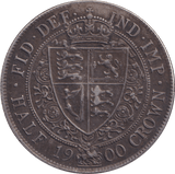 1900 HALFCROWN ( EF ) - HALFCROWN - Cambridgeshire Coins