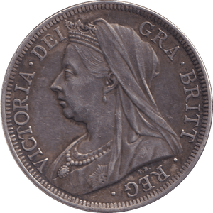 1900 HALFCROWN ( EF ) - HALFCROWN - Cambridgeshire Coins