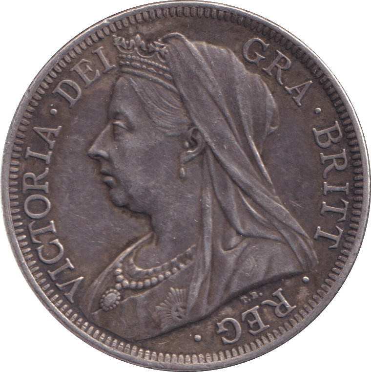 1900 HALFCROWN ( EF ) - HALFCROWN - Cambridgeshire Coins