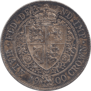 1900 HALFCROWN ( EF ) - HALFCROWN - Cambridgeshire Coins