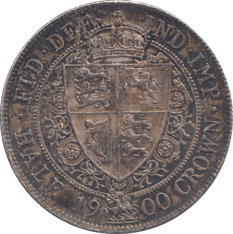 1900 HALFCROWN ( EF ) - HALFCROWN - Cambridgeshire Coins