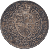 1900 HALFCROWN ( EF ) - HALFCROWN - Cambridgeshire Coins