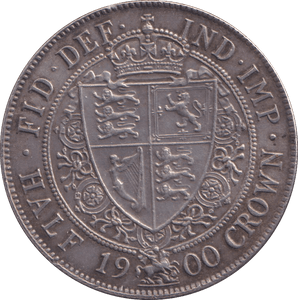 1900 HALFCROWN ( EF ) - HALFCROWN - Cambridgeshire Coins