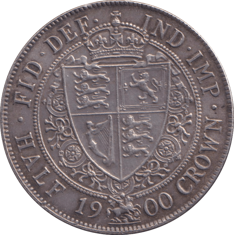 1900 HALFCROWN ( EF ) - HALFCROWN - Cambridgeshire Coins