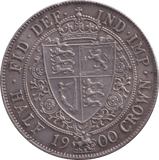 1900 HALFCROWN ( EF ) - HALFCROWN - Cambridgeshire Coins