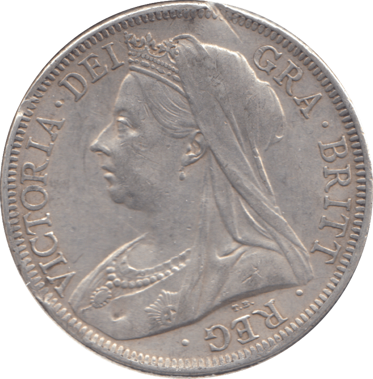 1900 HALFCROWN ( EF ) - HALFCROWN - Cambridgeshire Coins