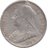 1900 HALFCROWN ( EF ) - HALFCROWN - Cambridgeshire Coins