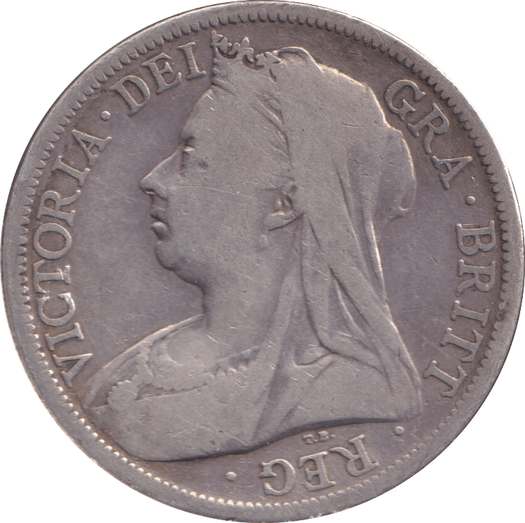 1900 HALFCROWN ( F ) - HALFCROWN - Cambridgeshire Coins