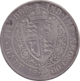 1900 HALFCROWN ( F ) - HALFCROWN - Cambridgeshire Coins