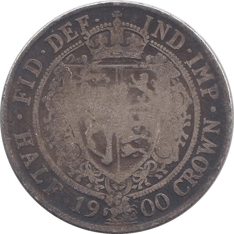 1900 HALFCROWN ( FINE ) - FLORIN - Cambridgeshire Coins