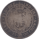 1900 HALFCROWN ( FINE ) - FLORIN - Cambridgeshire Coins