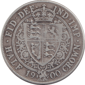 1900 HALFCROWN ( FINE ) - FLORIN - Cambridgeshire Coins