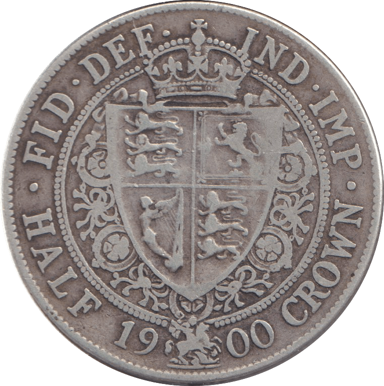 1900 HALFCROWN ( FINE ) - FLORIN - Cambridgeshire Coins