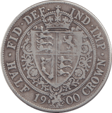 1900 HALFCROWN ( FINE ) - FLORIN - Cambridgeshire Coins