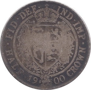 1900 HALFCROWN ( FINE ) - FLORIN - Cambridgeshire Coins