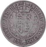 1900 HALFCROWN ( FINE ) - HALFCROWN - Cambridgeshire Coins