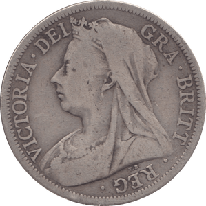 1900 HALFCROWN ( FINE ) - Halfcrown - Cambridgeshire Coins