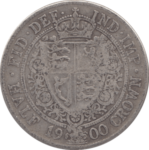 1900 HALFCROWN ( FINE ) - HALFCROWN - Cambridgeshire Coins