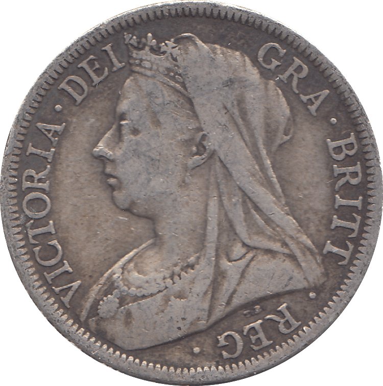 1900 HALFCROWN ( FINE ) - HALFCROWN - Cambridgeshire Coins