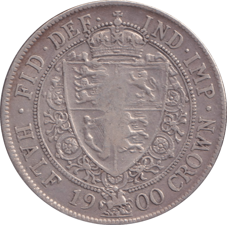 1900 HALFCROWN ( FINE ) - HALFCROWN - Cambridgeshire Coins