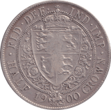 1900 HALFCROWN ( FINE ) - HALFCROWN - Cambridgeshire Coins