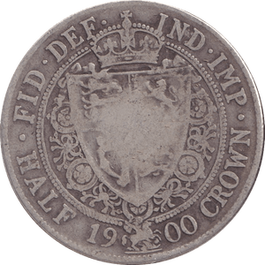 1900 HALFCROWN ( FINE ) - Halfcrown - Cambridgeshire Coins